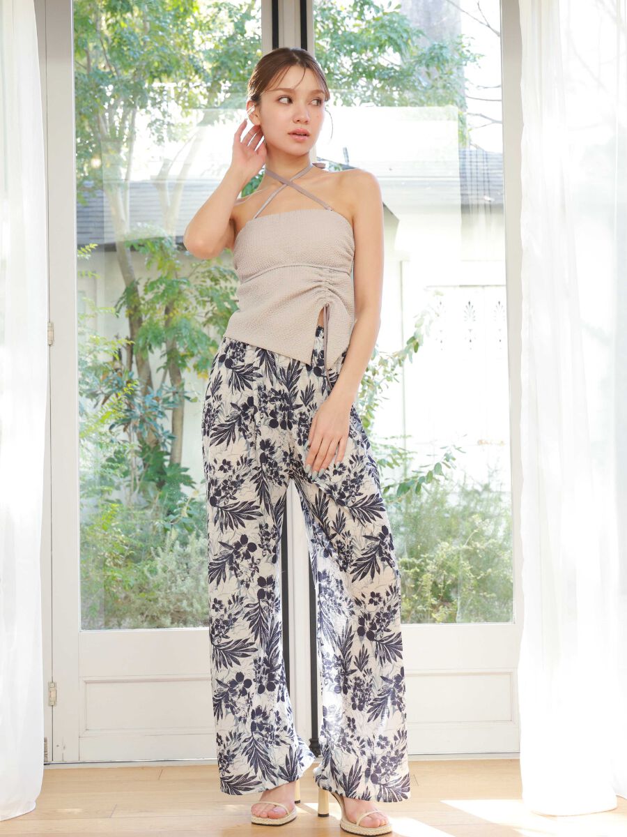 PEAK&PINE「ワッフルニット素材ベアトップビキニ/ベアキニ」|ビキニ|