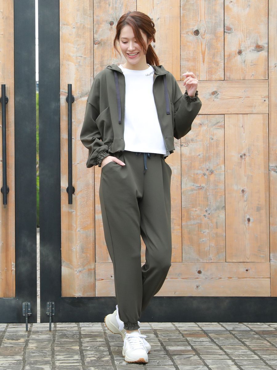 ALBOVE「ダンボールニットジョガーパンツ」|スポーツ|