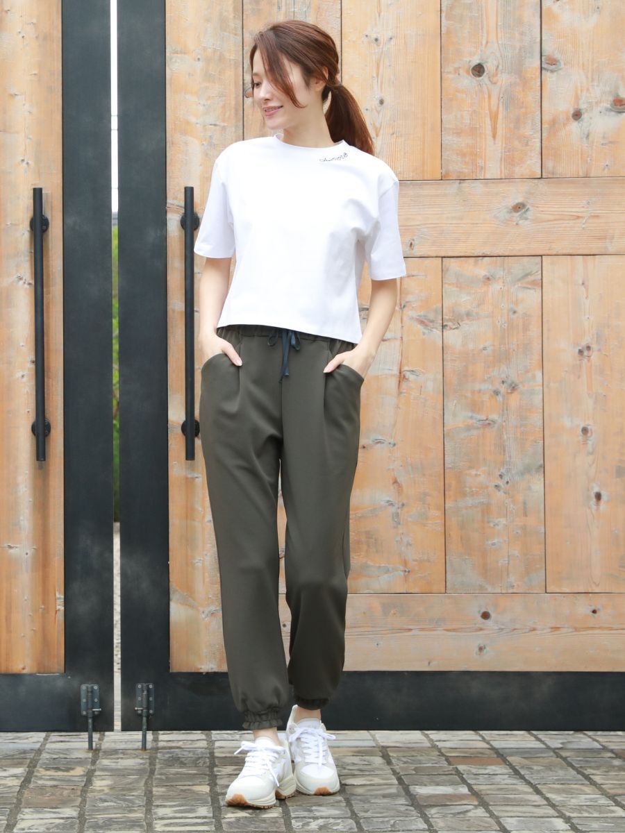 ALBOVE「ダンボールニットジョガーパンツ」|スポーツ|