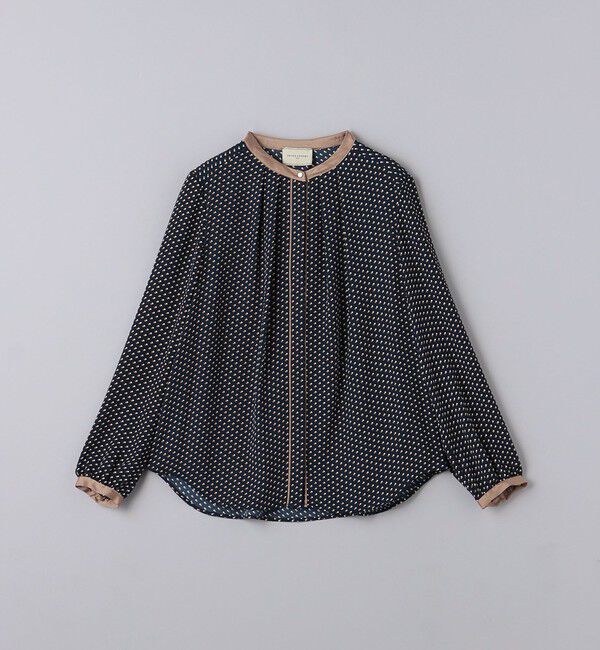 UNITED ARROWS「バイカラー パイピング ブラウス」|シャツ・ブラウス|