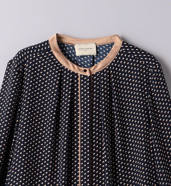 UNITED ARROWS「バイカラー パイピング ブラウス」|シャツ・ブラウス|