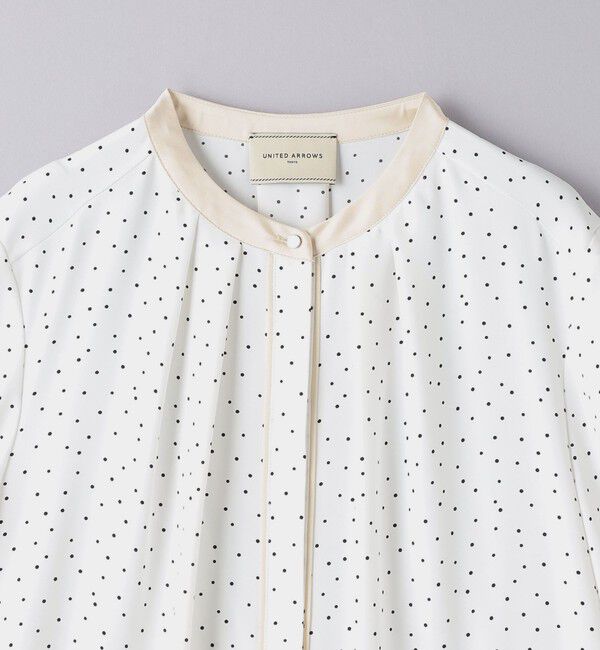 UNITED ARROWS「バイカラーパイピング ショートスリーブ ブラウス」|シャツ・ブラウス|