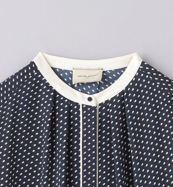 UNITED ARROWS「バイカラーパイピング ショートスリーブ ブラウス」|シャツ・ブラウス|