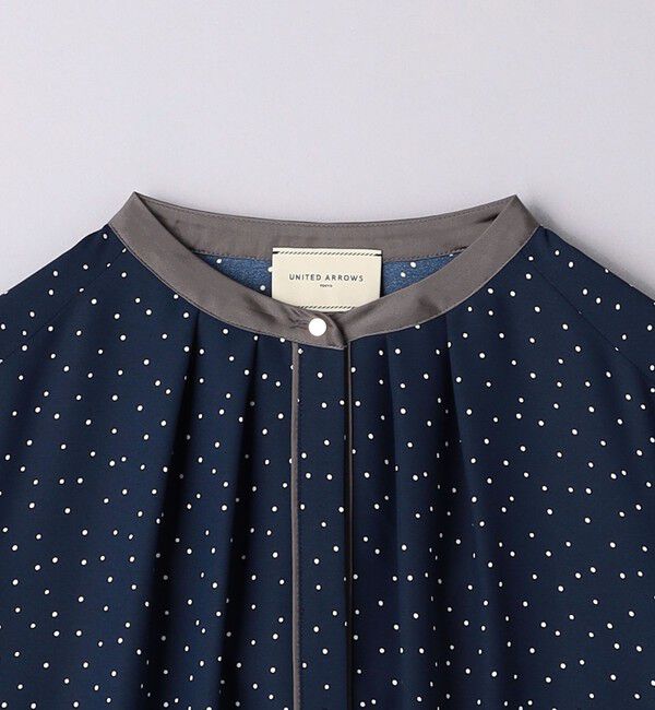 UNITED ARROWS「バイカラーパイピング ショートスリーブ ブラウス」|シャツ・ブラウス|