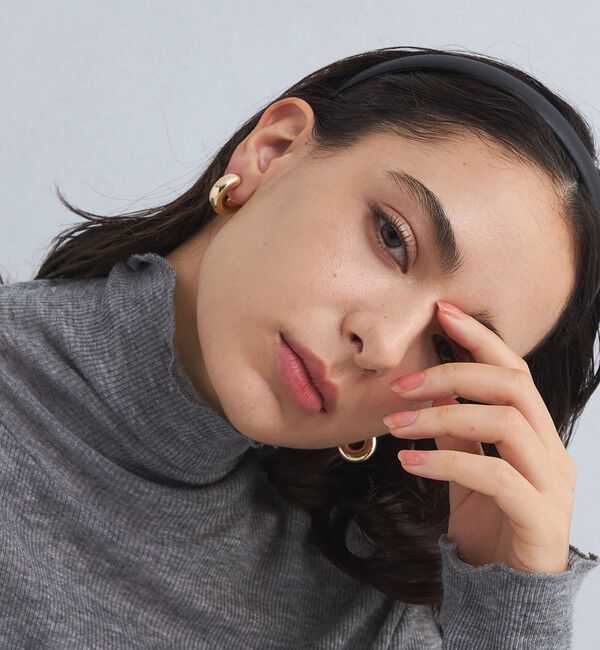 UNITED ARROWS green label relaxing「【WEB限定】チューブ ライン フープピアス 2」|ピアス|