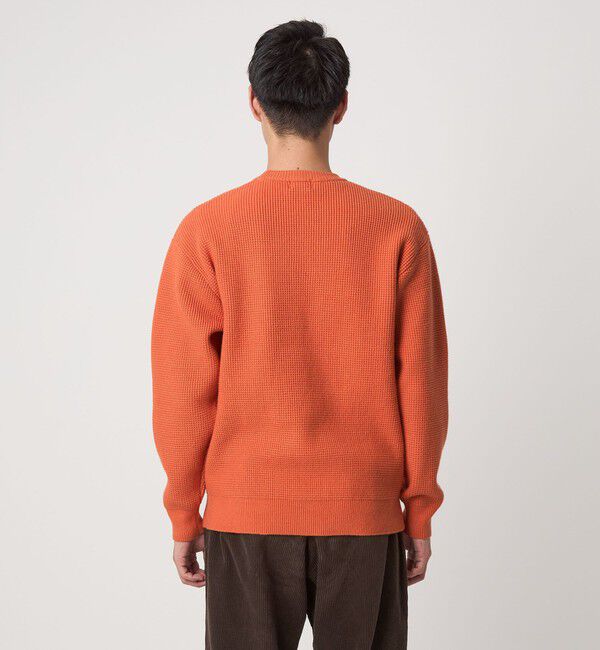 UNITED ARROWS green label relaxing「コットン ポリエステル ワッフル クルーネック ニット」|ニット・セーター|