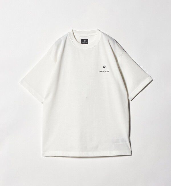 UNITED ARROWS green label relaxing「＜snow peak＞スタンダード ロゴ Tシャツ」|Tシャツ・カットソー|OFF WHITE