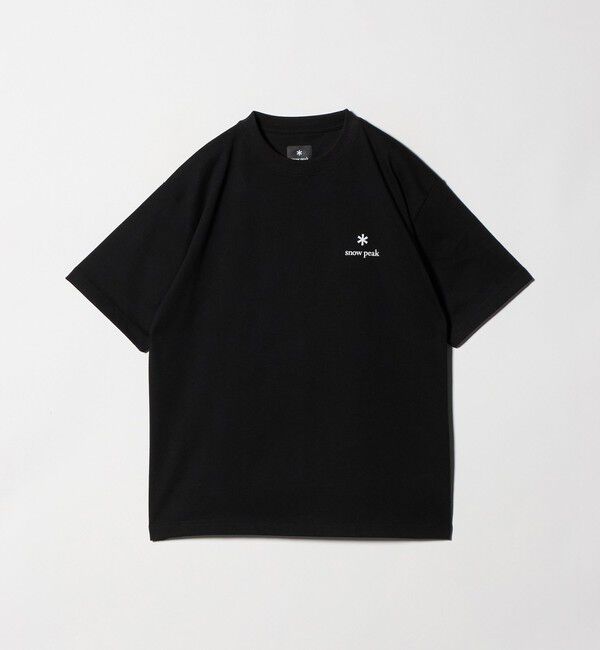 UNITED ARROWS green label relaxing「＜snow peak＞スタンダード ロゴ Tシャツ」|Tシャツ・カットソー|BLACK