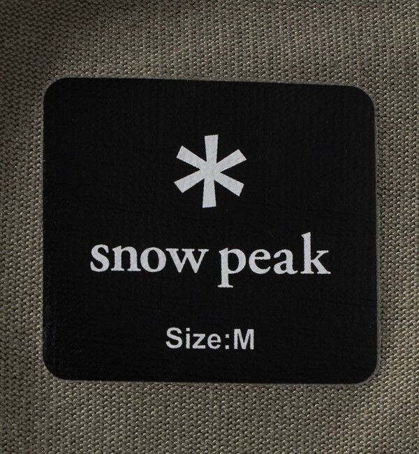 UNITED ARROWS green label relaxing「＜snow peak＞スタンダード ロゴ Tシャツ」|Tシャツ・カットソー|