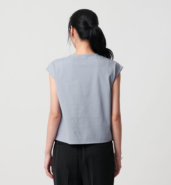 BEAUTY&YOUTH UNITED ARROWS「【WEB限定】ラッフルフレンチスリーブ プルオーバー -汗染み防止-」|Tシャツ・カットソー|