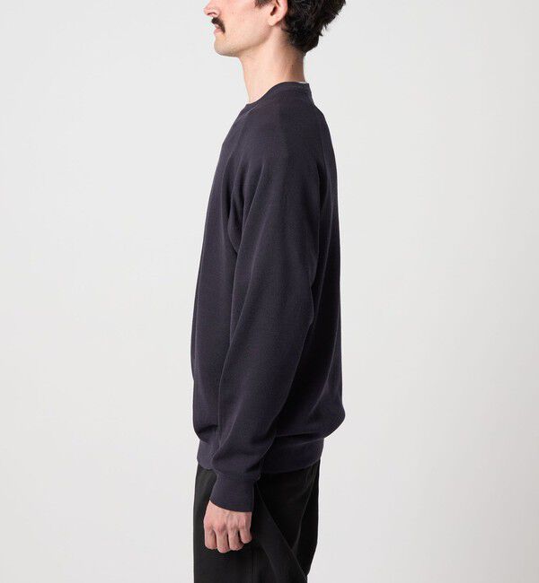 STEVEN ALAN「＜Steven Alan＞ W/NY スムース ラグランスリーブ クルーネック ニット」|ニット・セーター|