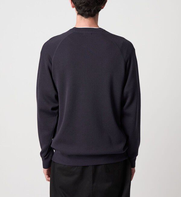 STEVEN ALAN「＜Steven Alan＞ W/NY スムース ラグランスリーブ クルーネック ニット」|ニット・セーター|