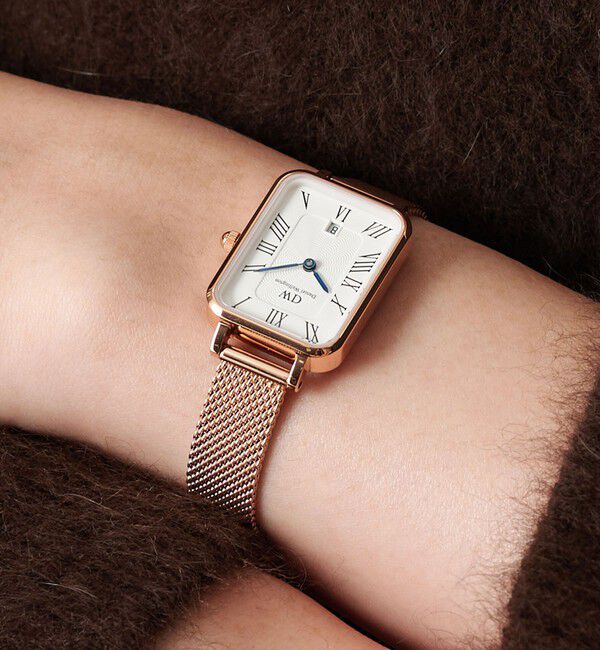 BEAUTY&YOUTH UNITED ARROWS「＜DANIEL WELLINGTON＞Quadro Melrose Roman Numerals Date/腕時計」|腕時計|LT.PINK