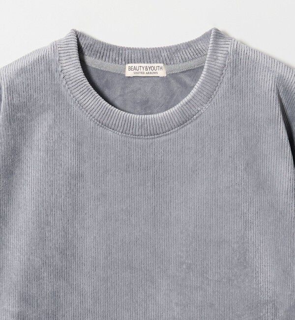 BEAUTY&YOUTH UNITED ARROWS「ボンディング コーデュロイ クルーネック トップス」|Tシャツ・カットソー|