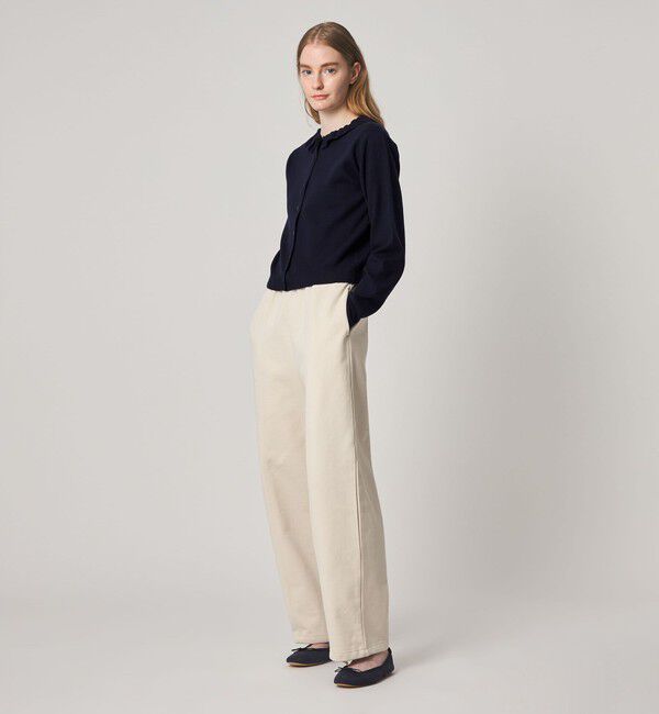 STEVEN ALAN「＜Steven Alan＞コットン カシミヤ フリル カーディガン」|カーディガン|