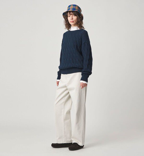 STEVEN ALAN「＜Steven Alan＞ドット リブ フリル プルオーバー」|Tシャツ・カットソー|