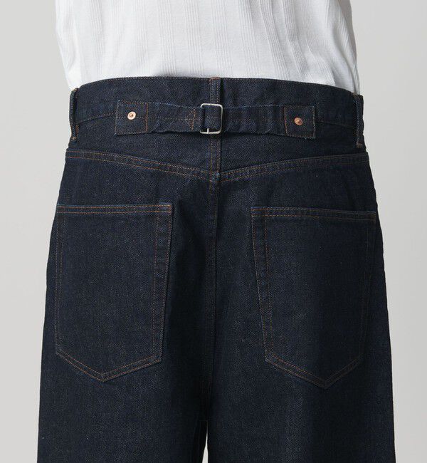 MONKEY TIME「デニム シンチ バックル スーパー バギー パンツ」|チノ|