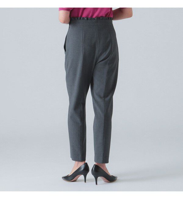 Demi-Luxe BEAMS 「ダブルクロス テーパードパンツ」|チノ|