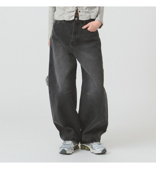 Ray BEAMS 「デニム バレル パンツ」|デニム|