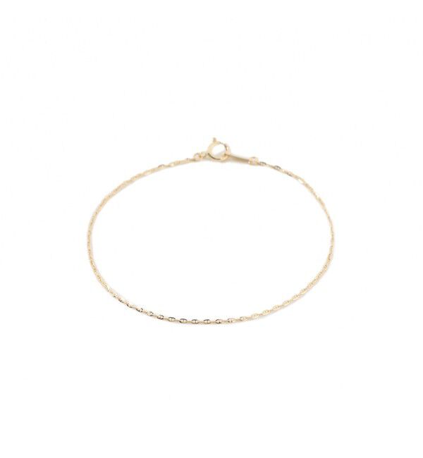 Ray BEAMS 「K10 アンカーチェーン ブレスレット」|ブレスレット・バングル|GOLD