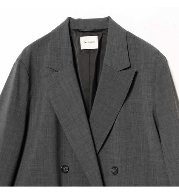 Demi-Luxe BEAMS 「Oggi &times; Demi-Luxe BEAMS / ボクシー テーラードジャケット」|ダッフルコート|