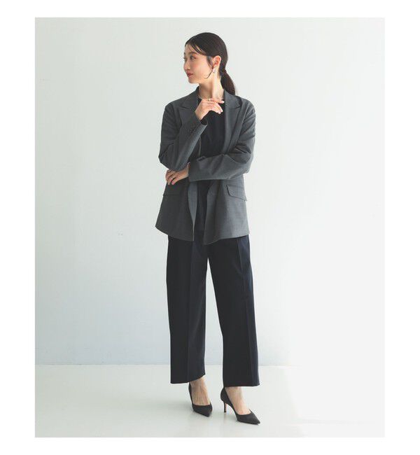 Demi-Luxe BEAMS 「Oggi &times; Demi-Luxe BEAMS / ボクシー テーラードジャケット」|ダッフルコート|