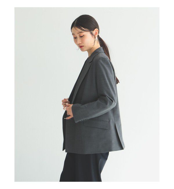 Demi-Luxe BEAMS 「Oggi &times; Demi-Luxe BEAMS / ボクシー テーラードジャケット」|ダッフルコート|