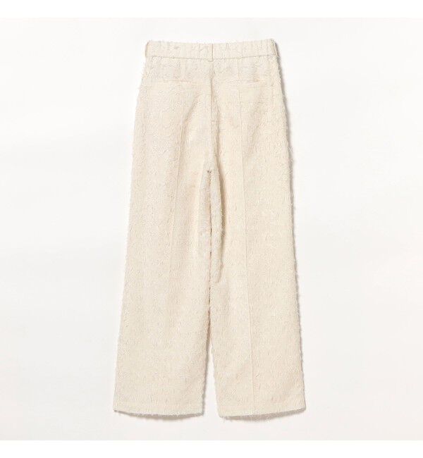 Ray BEAMS 「フリンジ ワイド ストレート パンツ」|チノ|