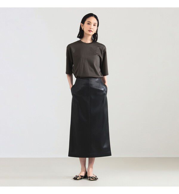 Demi-Luxe BEAMS 「ポンチ ハーフスリーブ Tシャツ」|Tシャツ・カットソー|