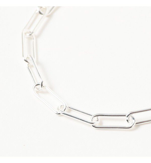 Ray BEAMS 「シルバー クリップチェーン ブレスレット」|ブレスレット・バングル|