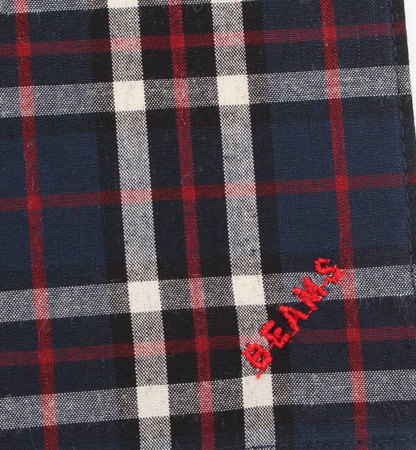 BEAMS「BEAMS / タータンチェック ハンカチーフ②」|バンダナ・スカーフ|