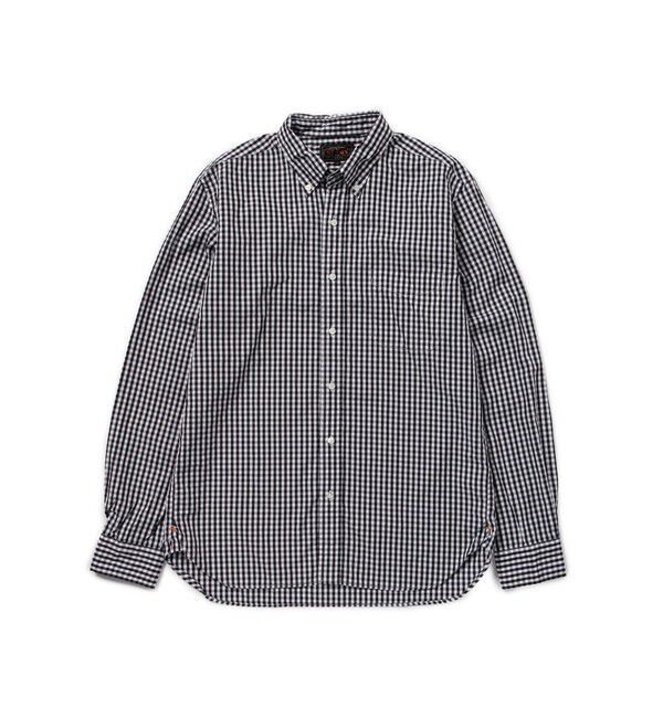 BEAMS PLUS「BEAMS PLUS / ブロード ギンガムチェック ボタンダウンシャツ」|シャツ・ブラウス|