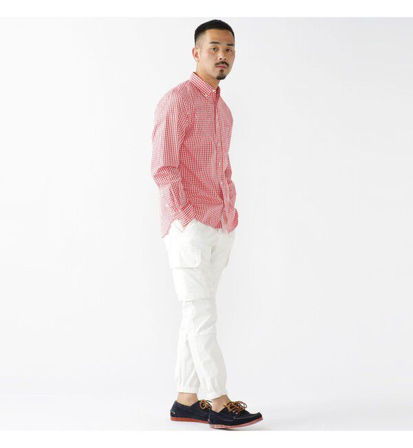 BEAMS PLUS「BEAMS PLUS / ブロード ギンガムチェック ボタンダウンシャツ」|シャツ・ブラウス|