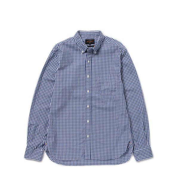 BEAMS PLUS「BEAMS PLUS / ブロード ギンガムチェック ボタンダウンシャツ」|シャツ・ブラウス|