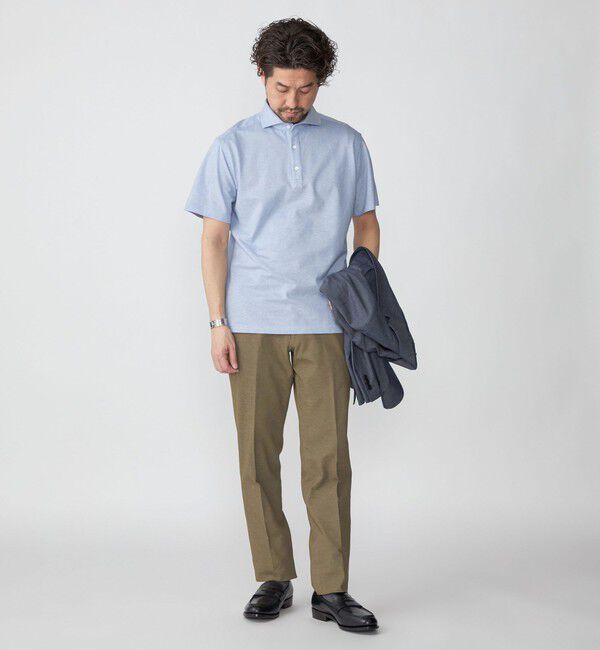 SHIPS「SHIPS: 〈ウエスト調整可能〉 ジャージ ドビー パンツ」|チノ|