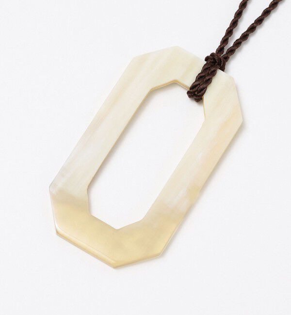 SHIPS「SHIPS: HORN OCTAGONAL NECKLACE」|ネックレス|
