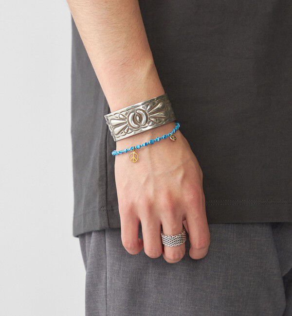 SHIPS「【WEB限定/SHIPS別注】OJO DE MEX: フェイクストーン ブレスレット」|ブレスレット・バングル|ブルー