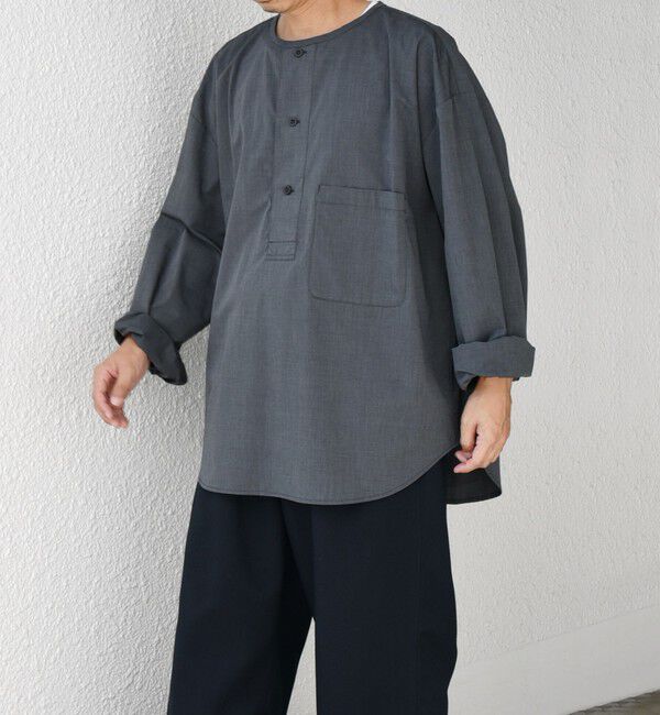 SHIPS any「SHIPS any: オーバーサイズ コットン スリーピング シャツ◇」|シャツ・ブラウス|