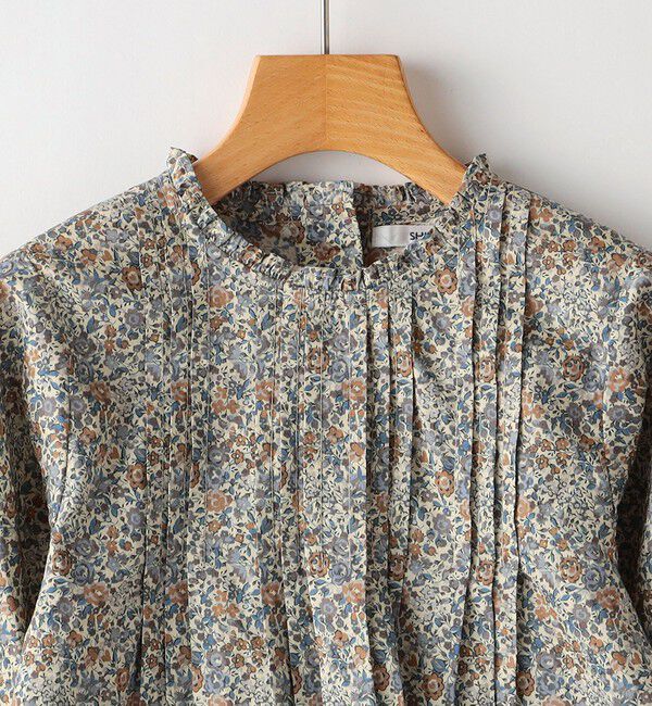 SHIPS KIDS「SHIPS KIDS:80～90cm / リバティ 長袖 ブラウス」|シャツ・ブラウス|