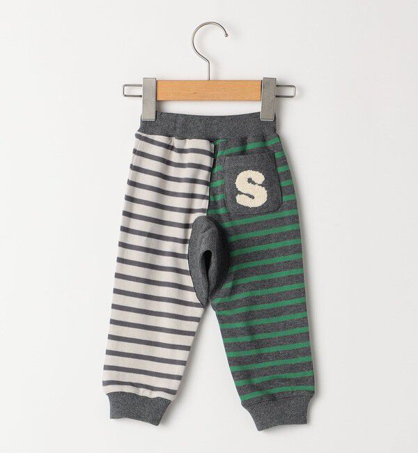 SHIPS KIDS「SHIPS KIDS:80～90cm / ボーダー リブ パンツ」|その他ベビーウェア|