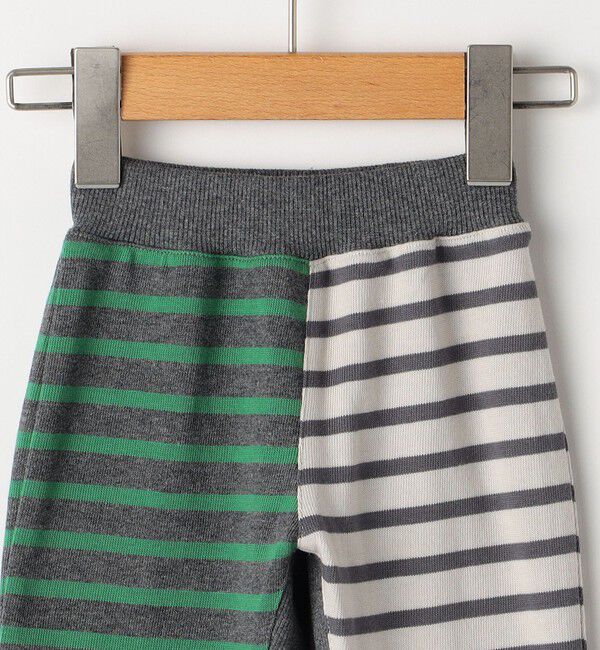 SHIPS KIDS「SHIPS KIDS:80～90cm / ボーダー リブ パンツ」|その他ベビーウェア|