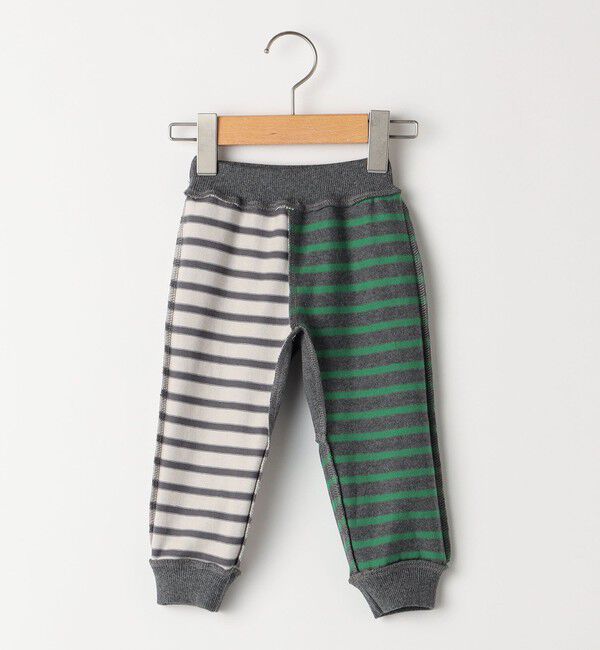 SHIPS KIDS「SHIPS KIDS:80～90cm / ボーダー リブ パンツ」|その他ベビーウェア|