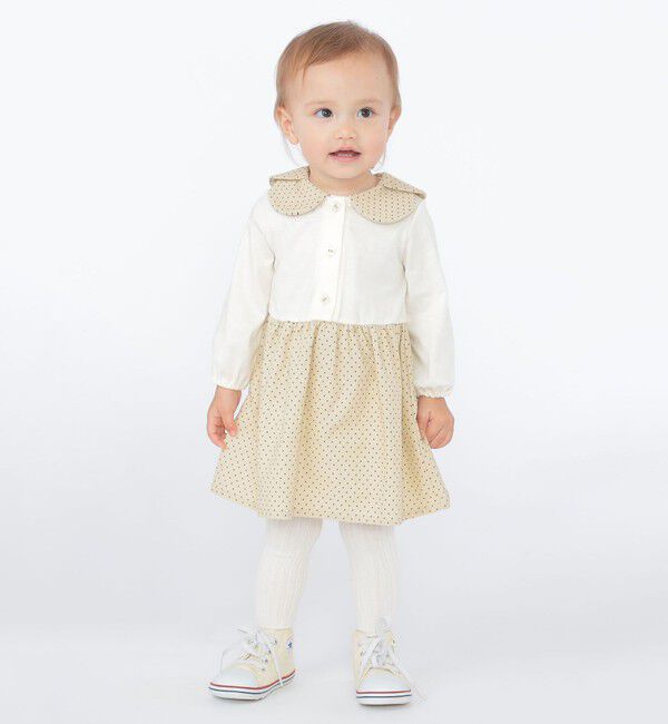 SHIPS KIDS「SHIPS KIDS:80～90cm / ドット カラー ワンピース」|ワンピース|