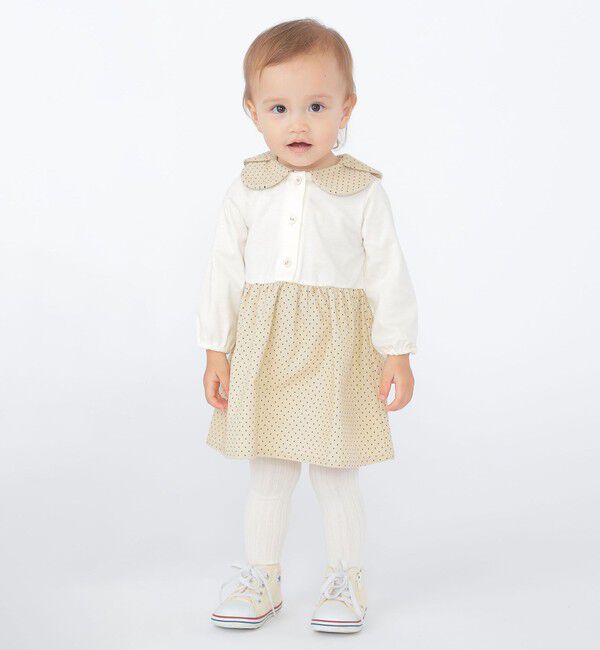 SHIPS KIDS「SHIPS KIDS:80～90cm / ドット カラー ワンピース」|ワンピース|
