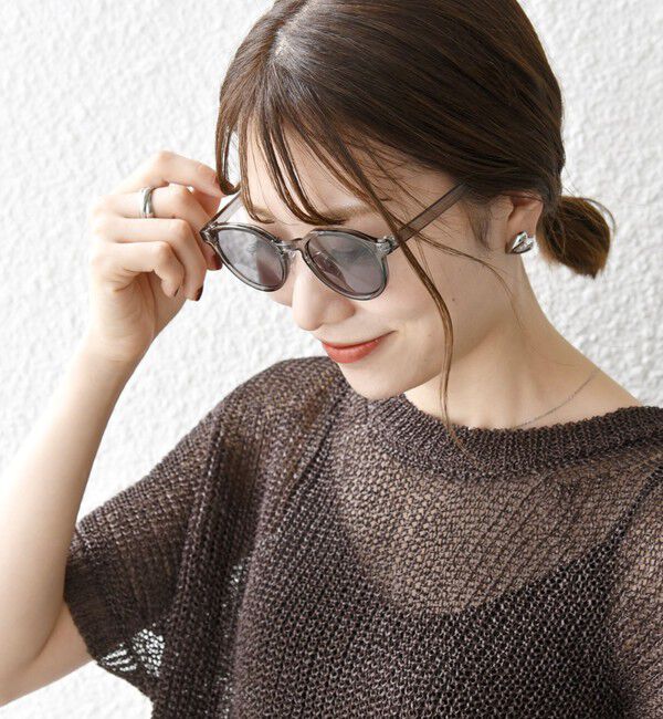 SHIPS any「《追加予約》SHIPS any: クラウンパント UVカット サングラス 26SS」|サングラス|グレー