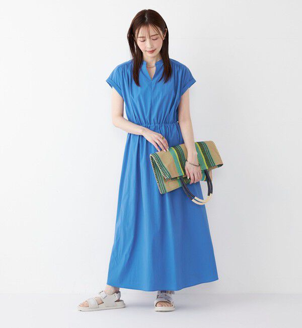 SHIPS Colors 「SHIPS Colors:〈接触冷感・UVカット・撥水〉マルチファンクション ワンピース◇」|ワンピース|