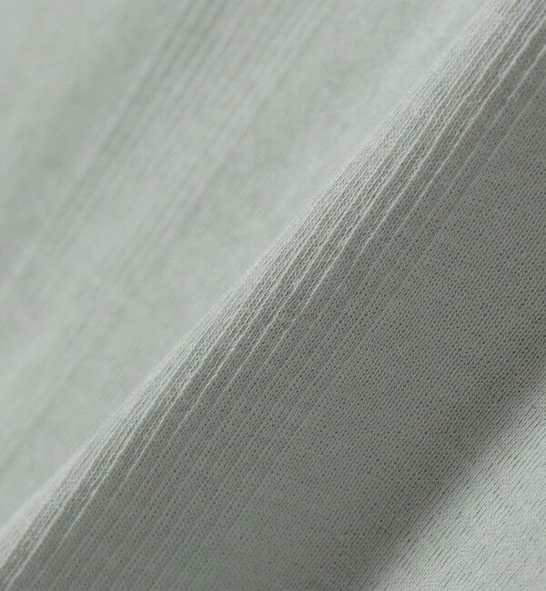 SHIPS for women「【SHIPS別注】miller: シアー ヘンリー ネック ロング スリーブ TEE」|Tシャツ・カットソー|