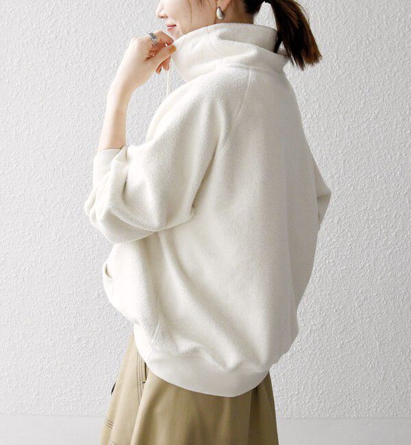 SHIPS any「SHIPS any:〈洗濯機可能〉フリース ライク ハイネック プルオーバー」|Tシャツ・カットソー|