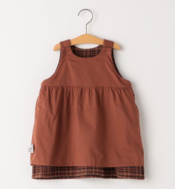 SHIPS KIDS「SHIPS KIDS:80～90cm /ベビー ツイード ワンピース」|その他ベビーウェア|