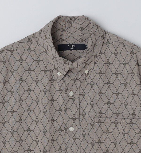 SHIPS Colors 「SHIPS Colors:プリント 総柄 ネルシャツ」|シャツ・ブラウス|